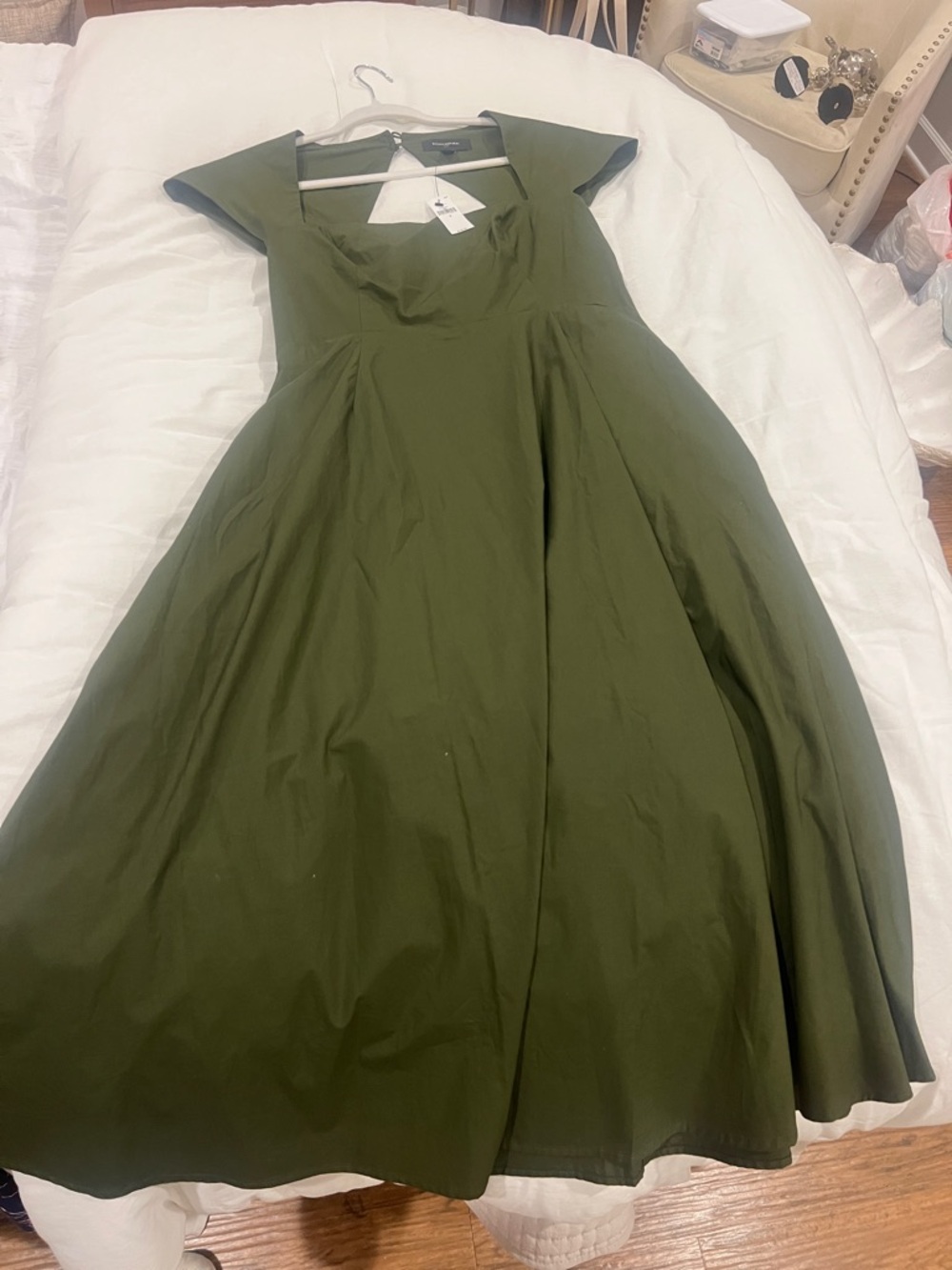 Banana Republic
Olive Green Fit-and-Flare Dress